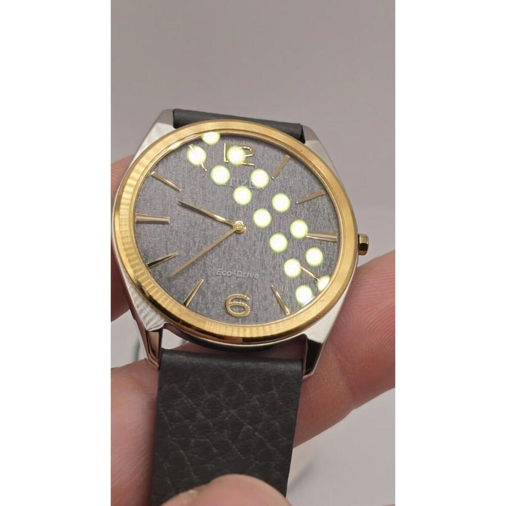 Citizen Men's Sapphire Crystal Solar Eco-Drive Gray Watch 38 MM AR3124-07H - Picture 3 of 11